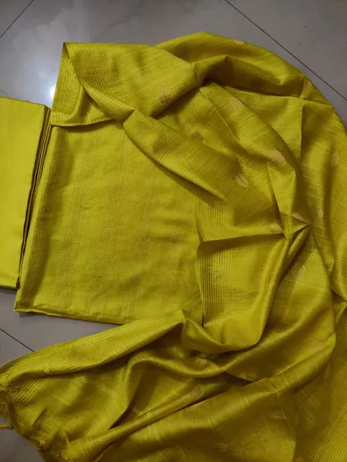 Regal Katan Silk Handwoven Suit Piece – Lustrous Elegance in Every Thread